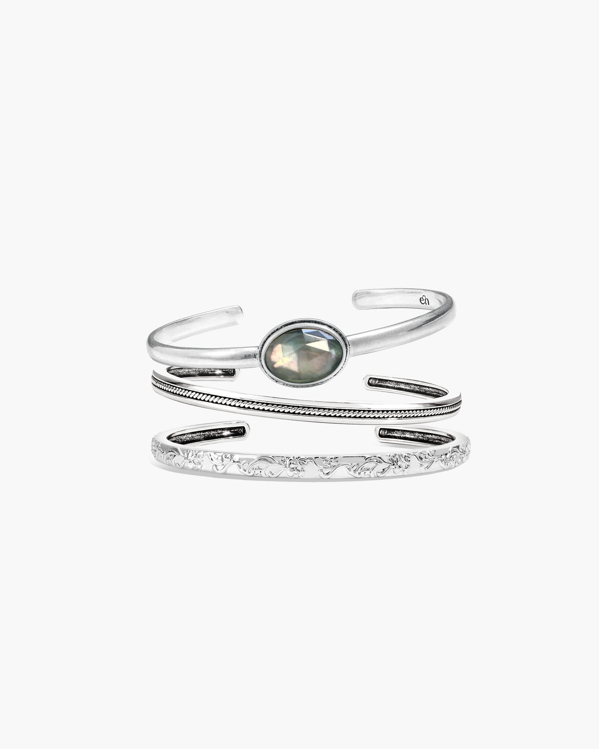 Neri Black Mother of Pearl Bangle
