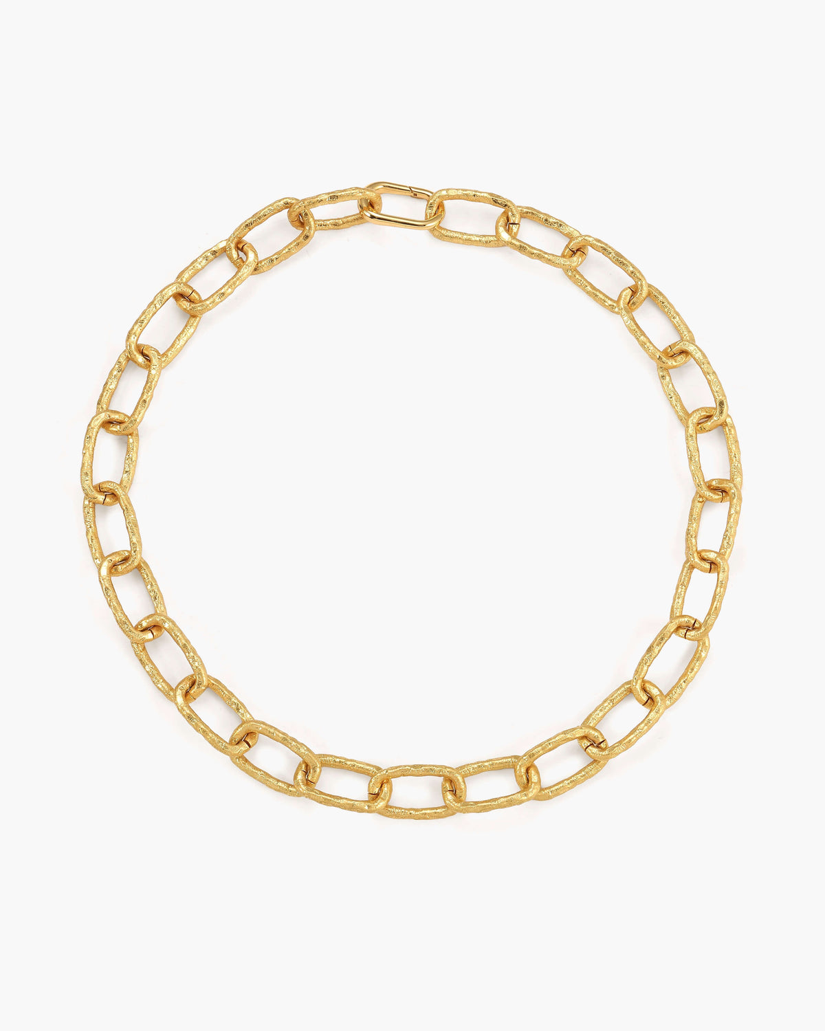 Chunky Textured Chain Necklace