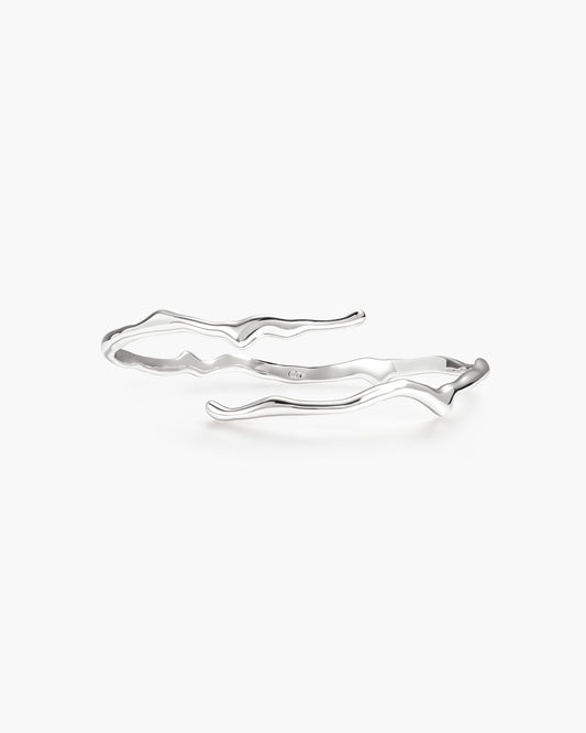 Mercury Vine Arm Cuff in Silver