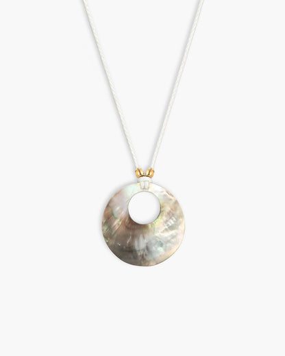 Naia Shell Cord Necklace - Ivory