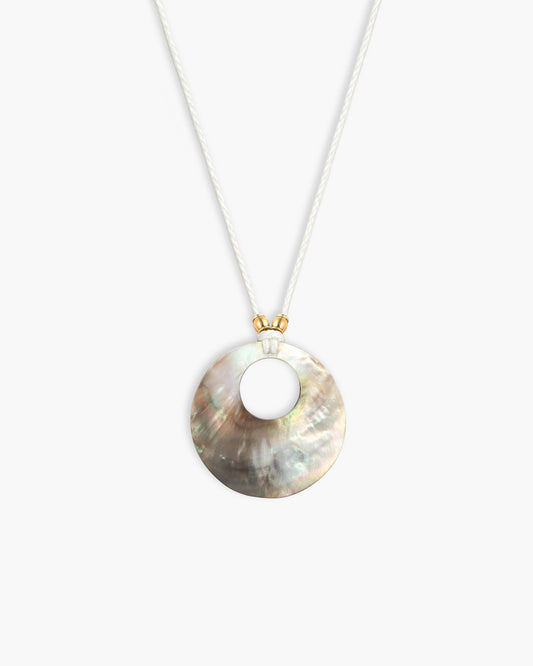 Naia Shell Cord Necklace - Ivory