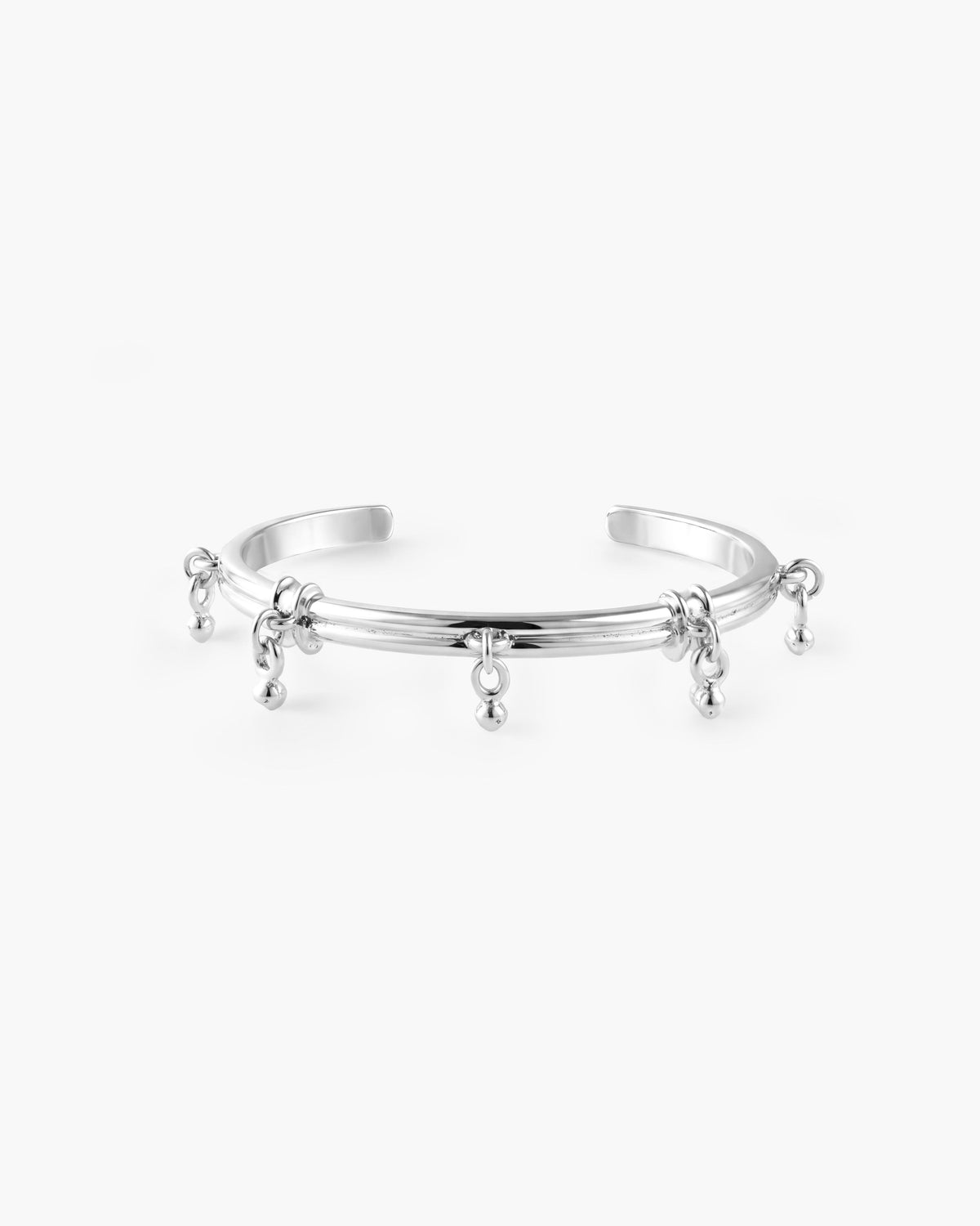 Souk Charm Bangle in Silver