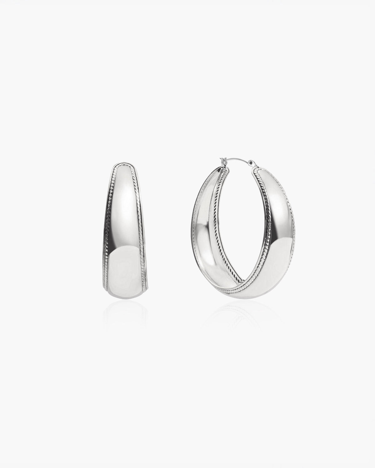 Orin Medium Hoop Earrings in Gold