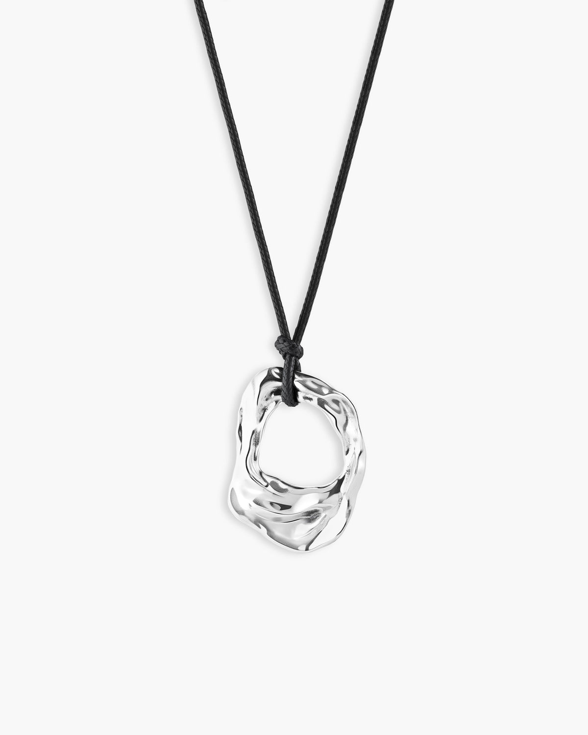 Liquid Shell Cord Necklace in Gold