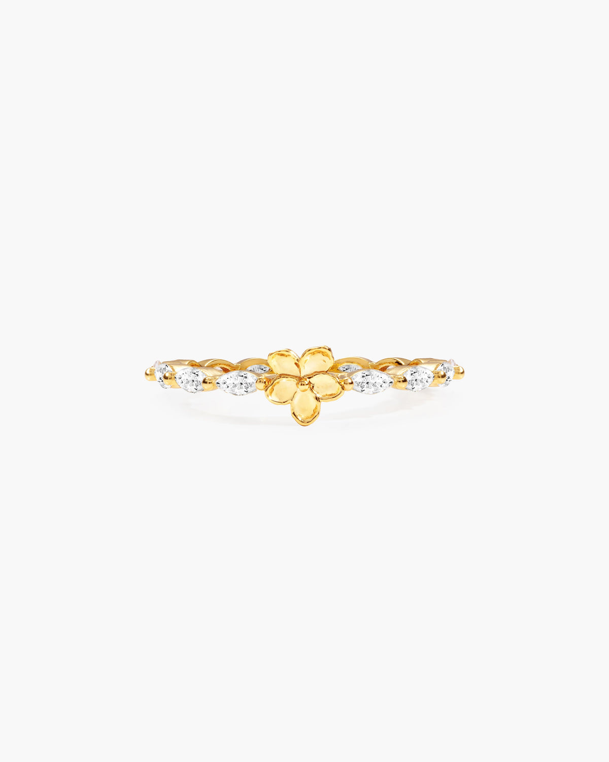 Elise Flora Marquise Ring