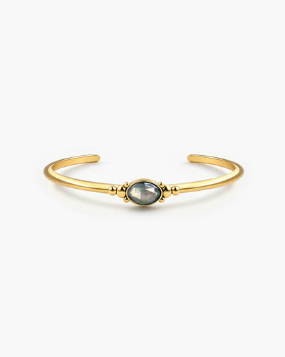 Lia Black Mother of Pearl Bangle