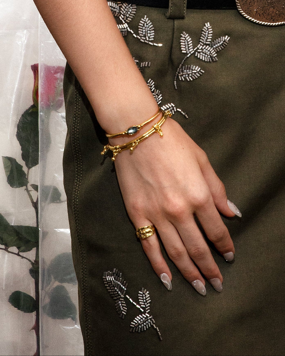 Souk Charm Bangle in Gold