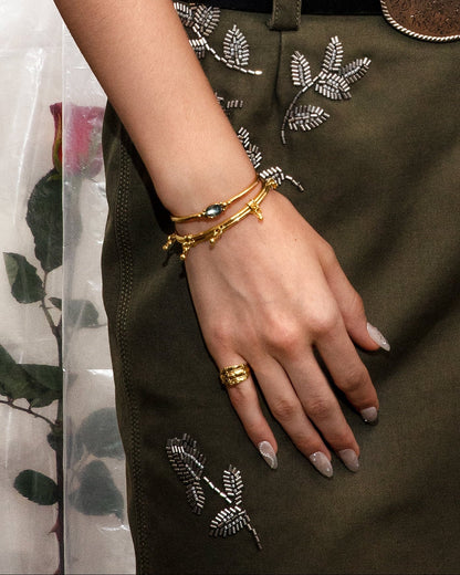 Souk Charm Bangle in Gold