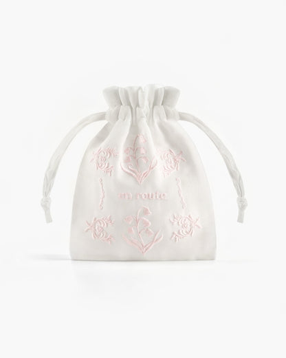 Lily of the Valley Jewelry Pouch - Pink