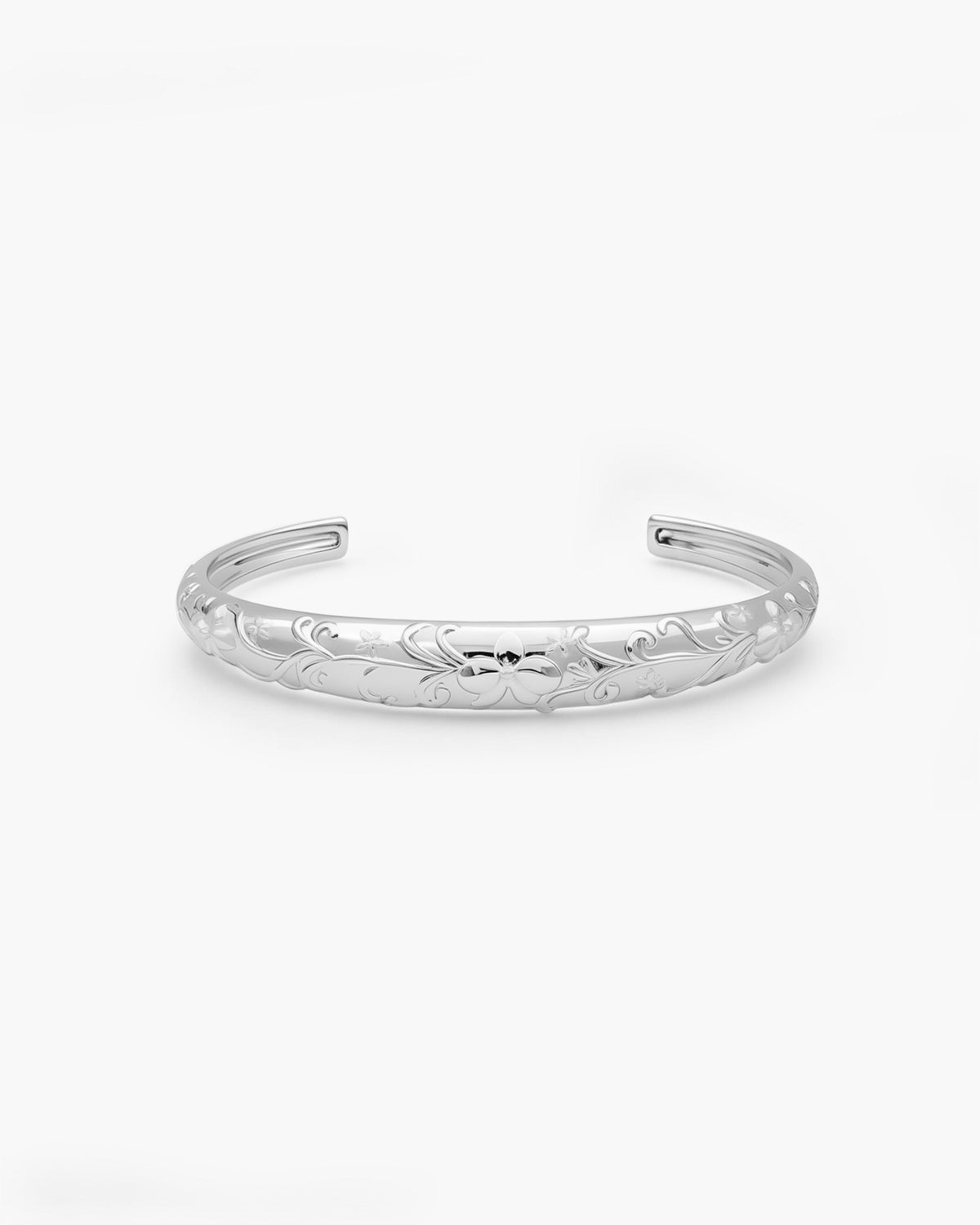 Serenade of Orchid Dome Bangle in Gold