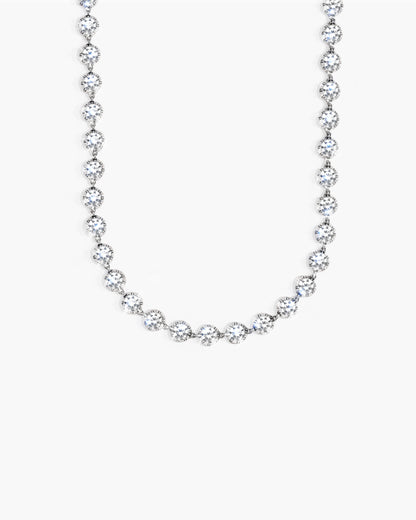 Rose Cut Riviere Necklace