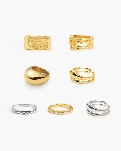 7 Day Ring Set