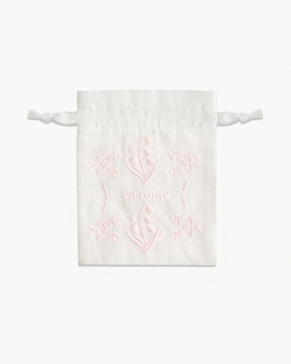Lily of the Valley Jewelry Pouch - Pink