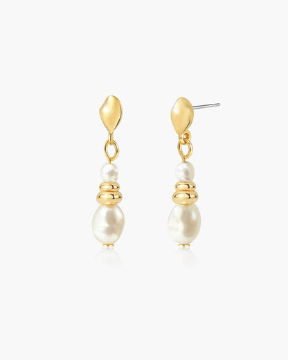 Selene Petite Freshwater Pearl Earrings