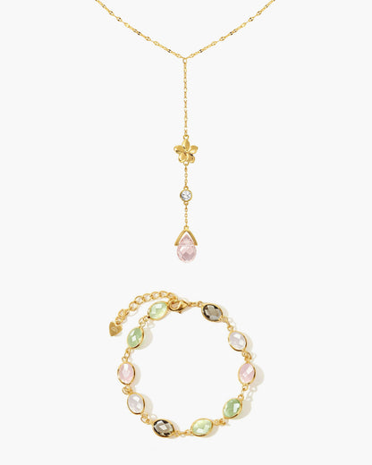 Petal Lariat Necklace