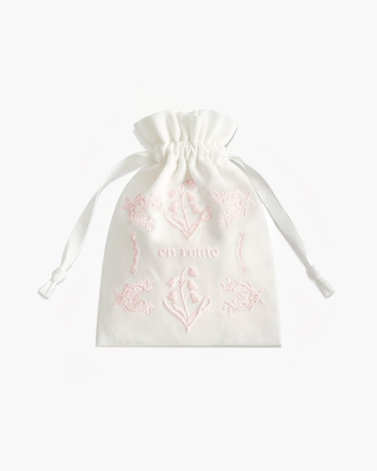 Lily of the Valley Jewelry Pouch - Pink