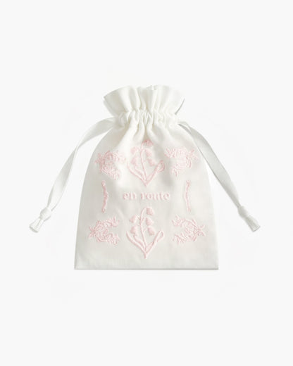 Lily of the Valley Jewelry Pouch - Pink