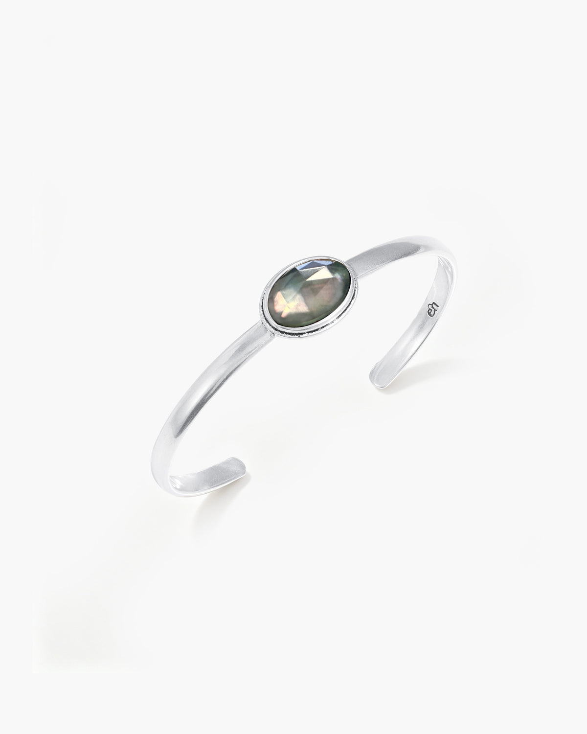 Neri Black Mother of Pearl Bangle