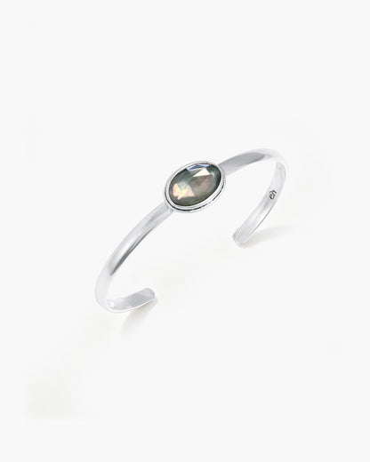 Neri Black Mother of Pearl Bangle