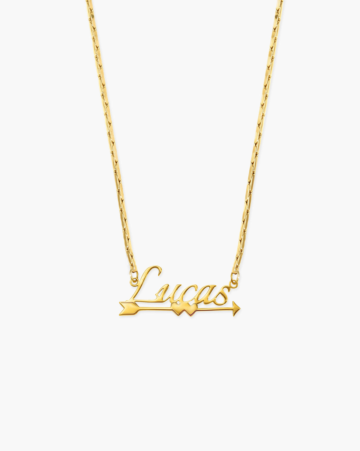 Personalized Name Necklace, Angel Wings