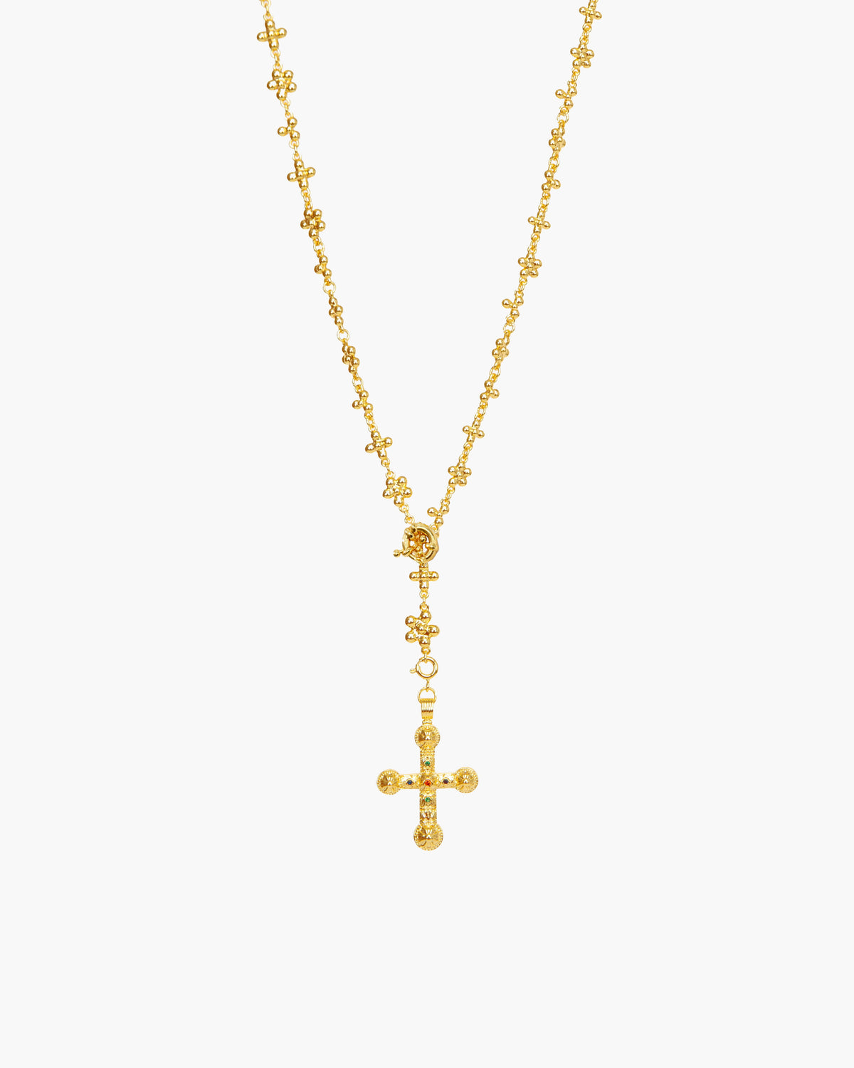 Daisy Molecule Chain in Silver