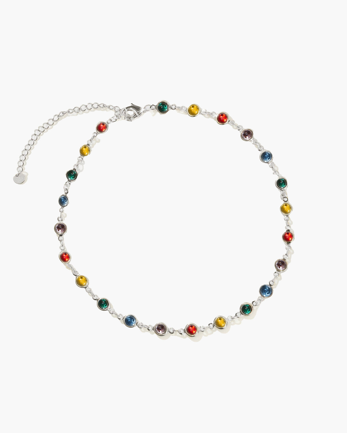 Infinity Choker Necklace in Silver