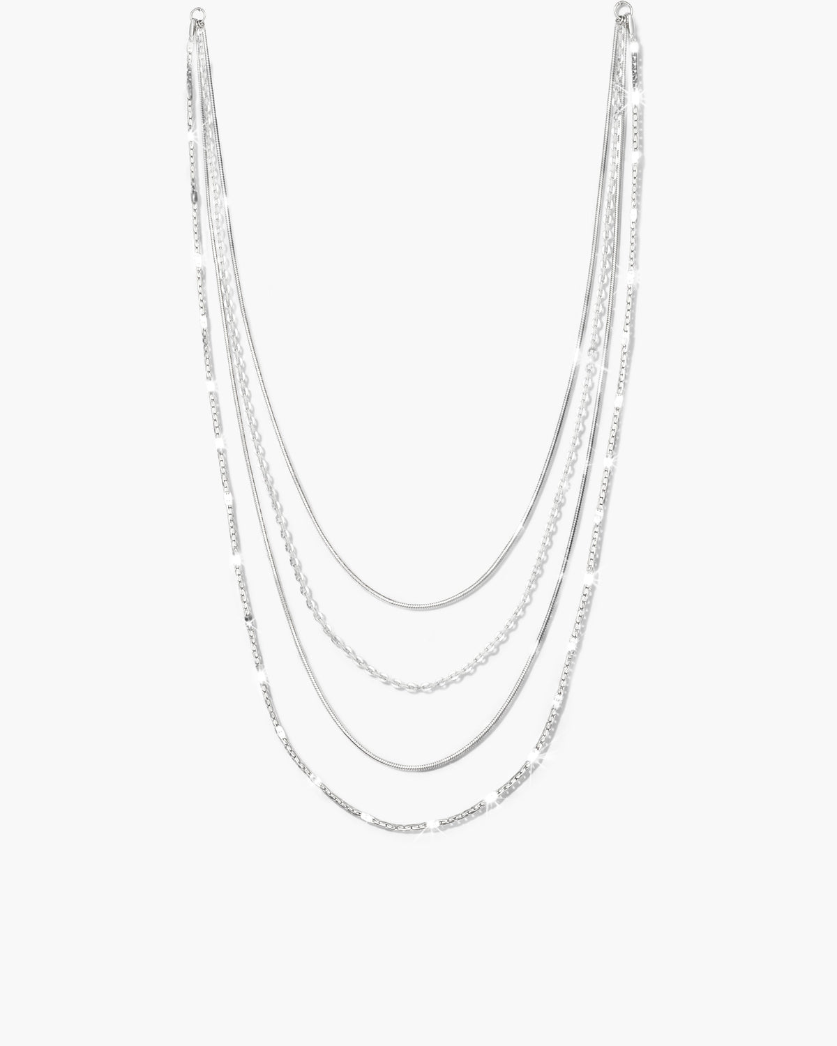 Isla Multi Layer Chain Necklace in Gold