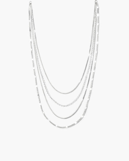 Isla Multi Layer Chain Necklace in Gold