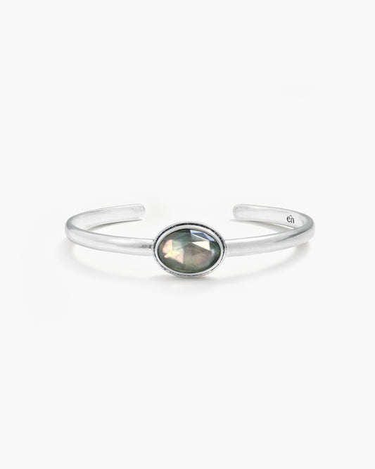 Neri Black Mother of Pearl Bangle