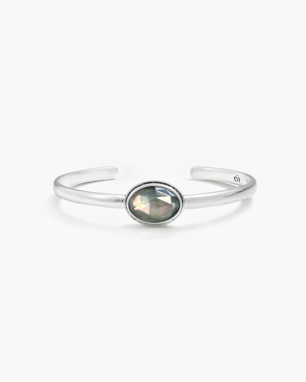 Neri Black Mother of Pearl Bangle