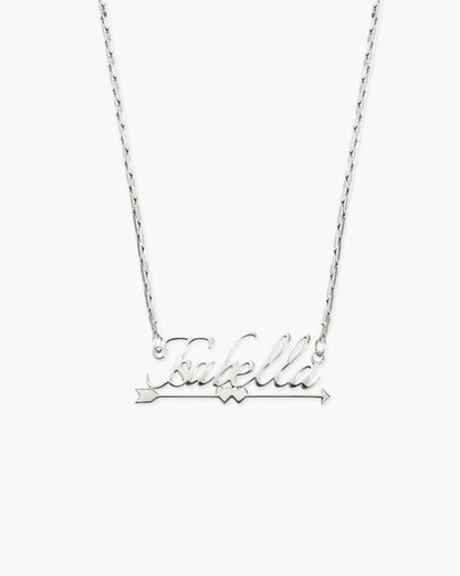 Personalized Name Necklace, Cupid's Arrow