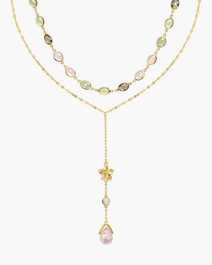 Whimsical Romance Stone Necklace