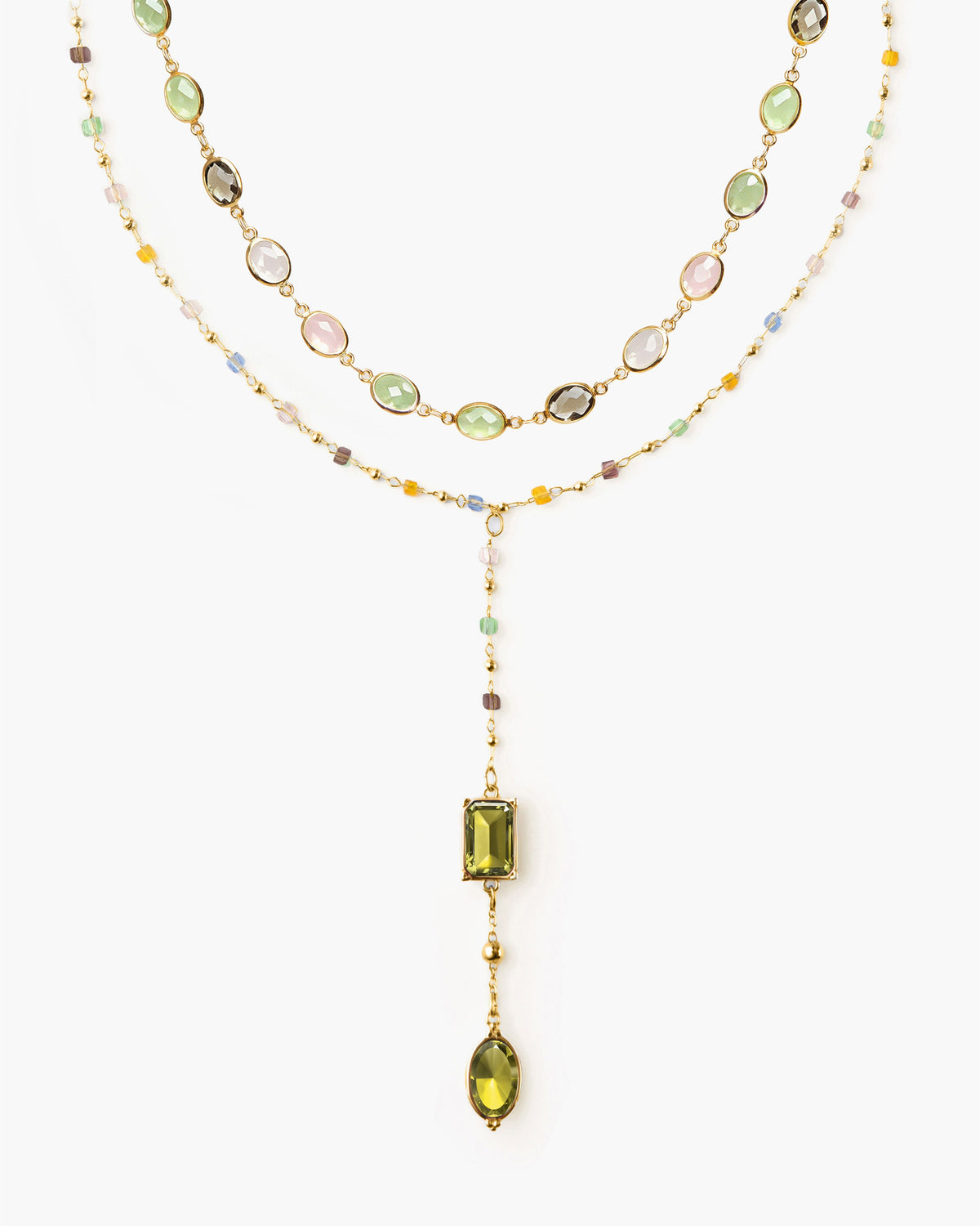 The Celestial Romance Necklace Set in Silver