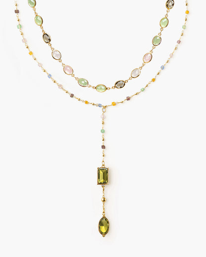 The Celestial Romance Necklace Set in Silver
