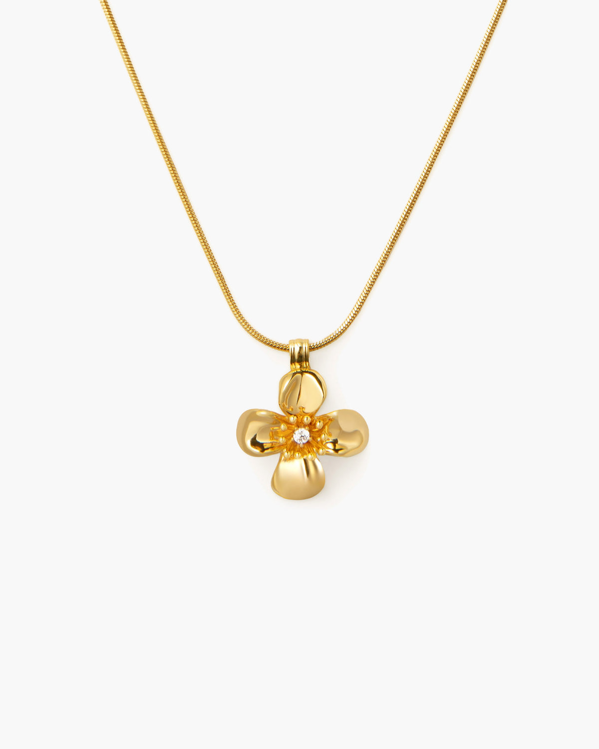 Cruz Flor Necklace