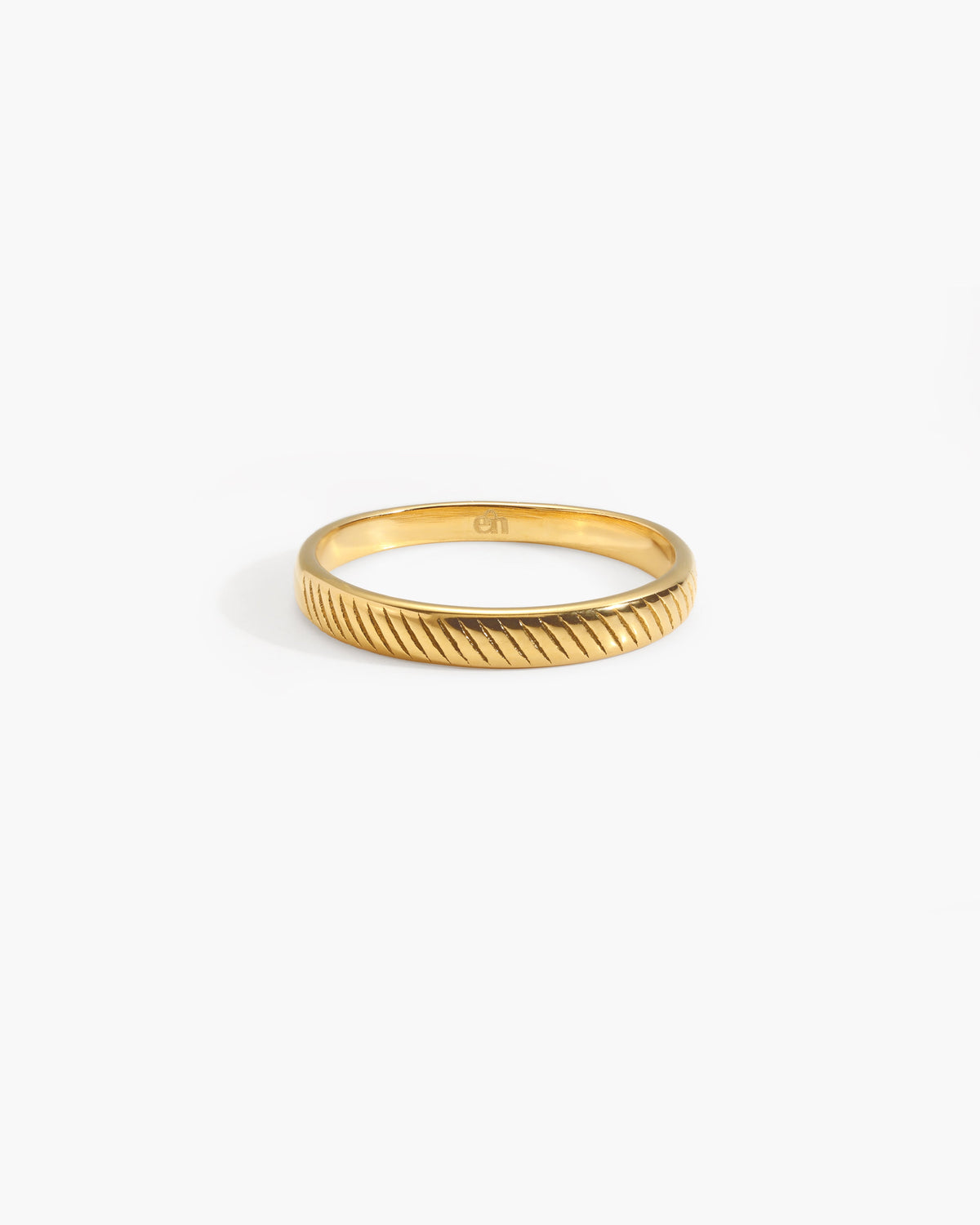Gold Twill Ring