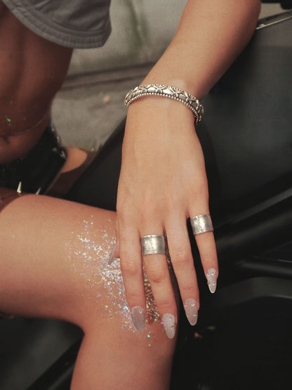 Stevie Open Ring in Sterling Silver