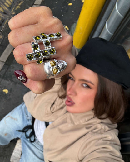 Rebel Cross Ring