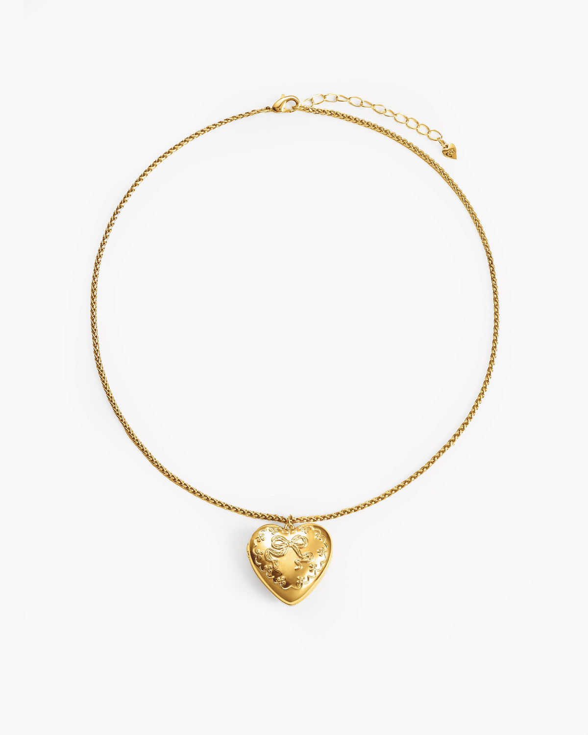 Tender Openable Locket Necklace in Gold