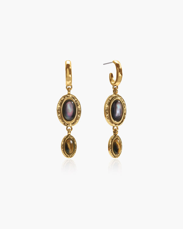 Tiger's Gaze Earrings