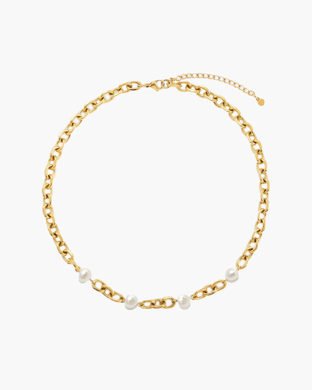 Gold Essence Pearl Necklace