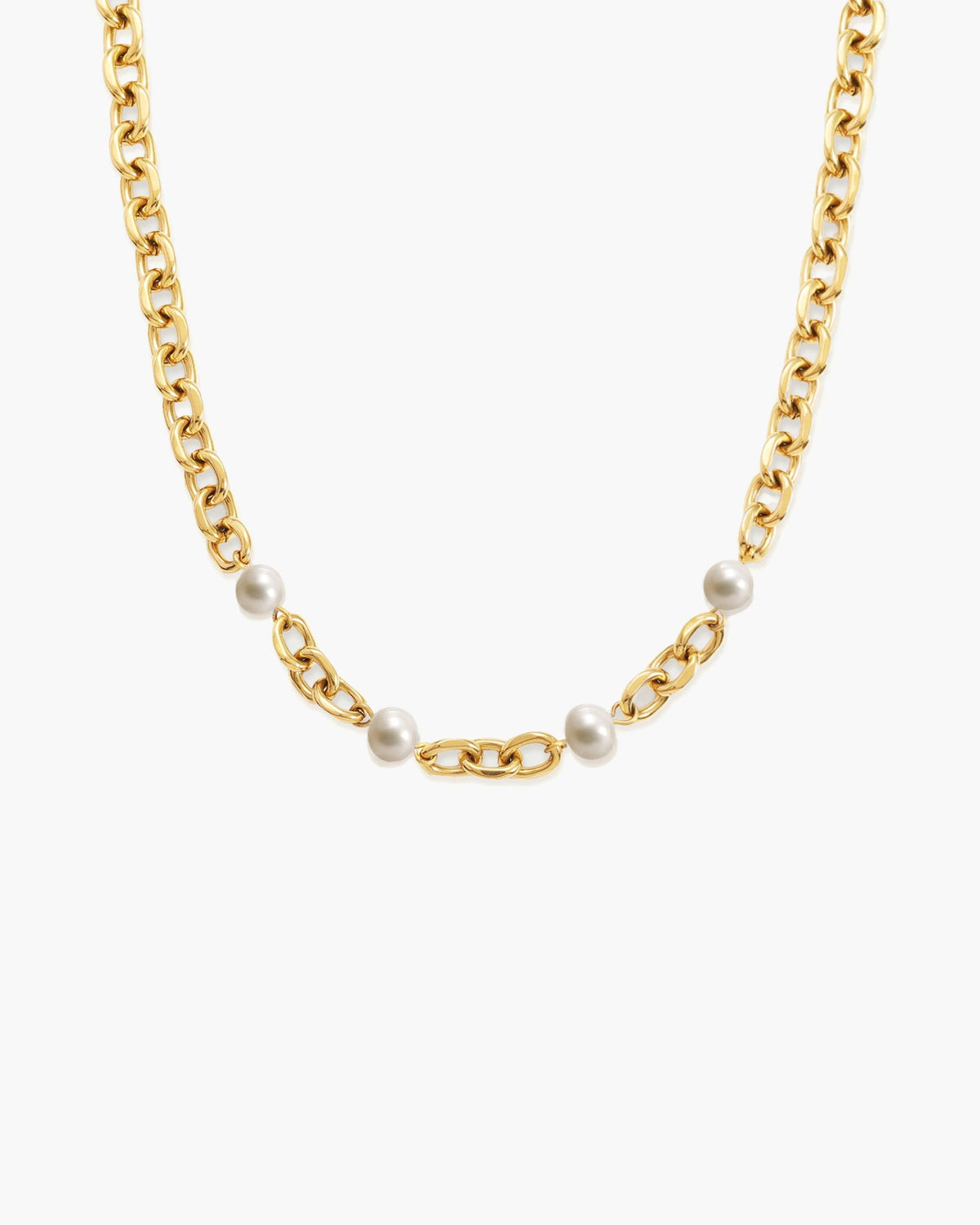 Gold Essence Pearl Necklace