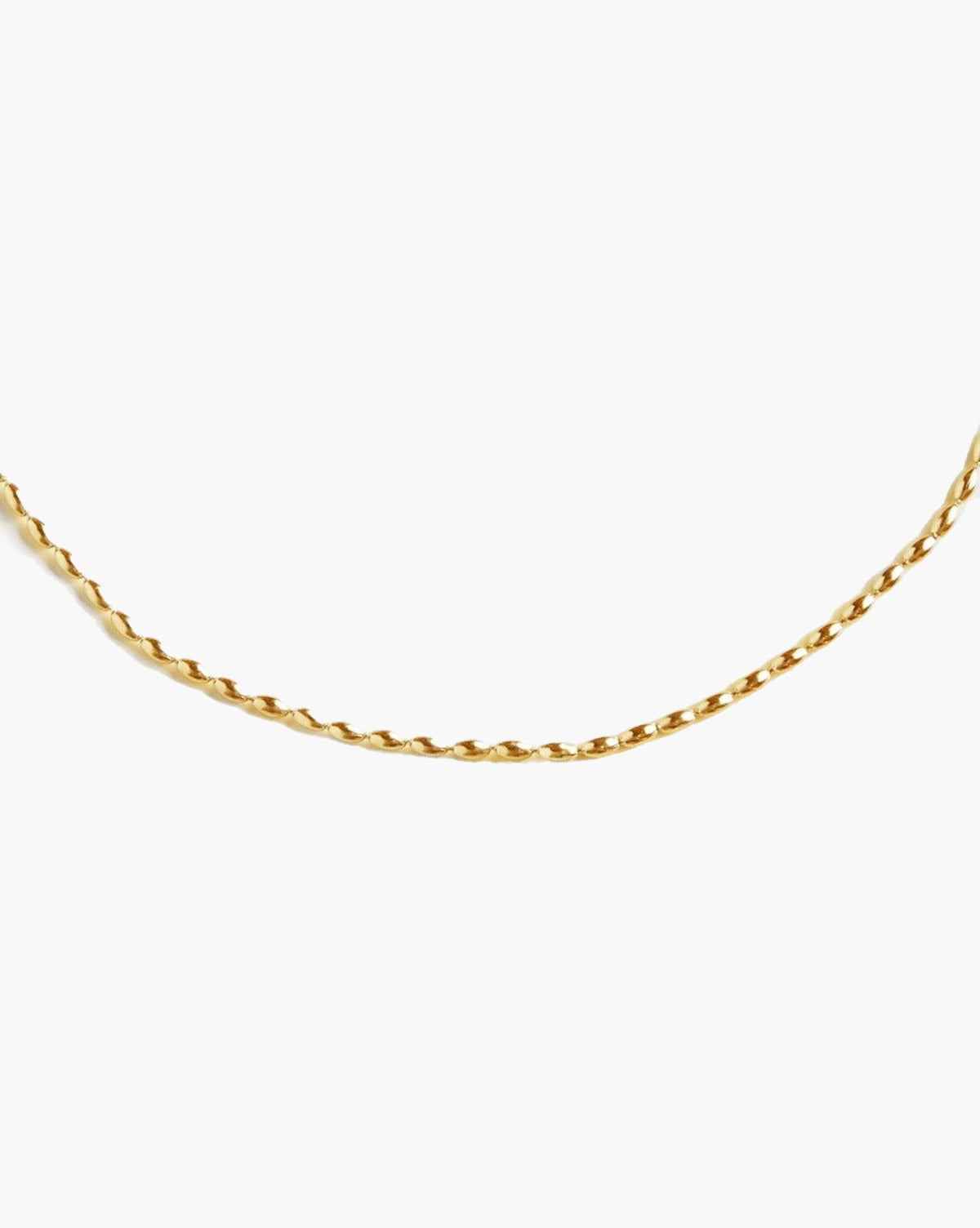 Mini Metal Beads Necklace in Gold