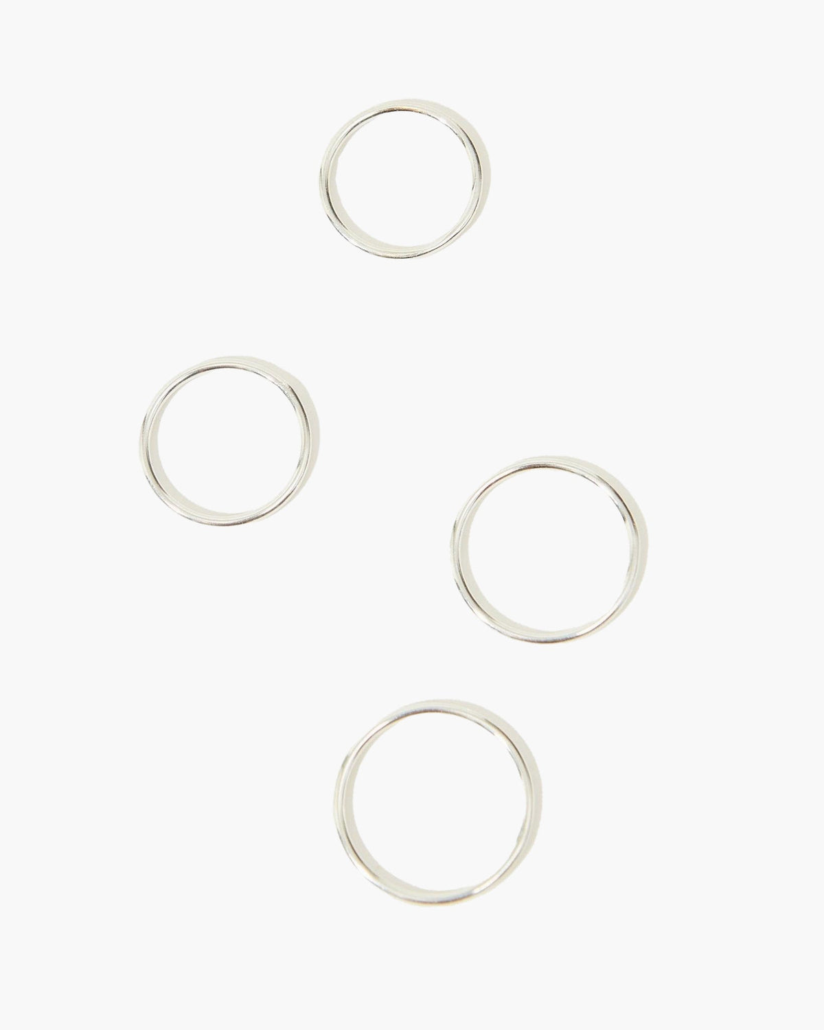 Thin Stacker Ring in Silver