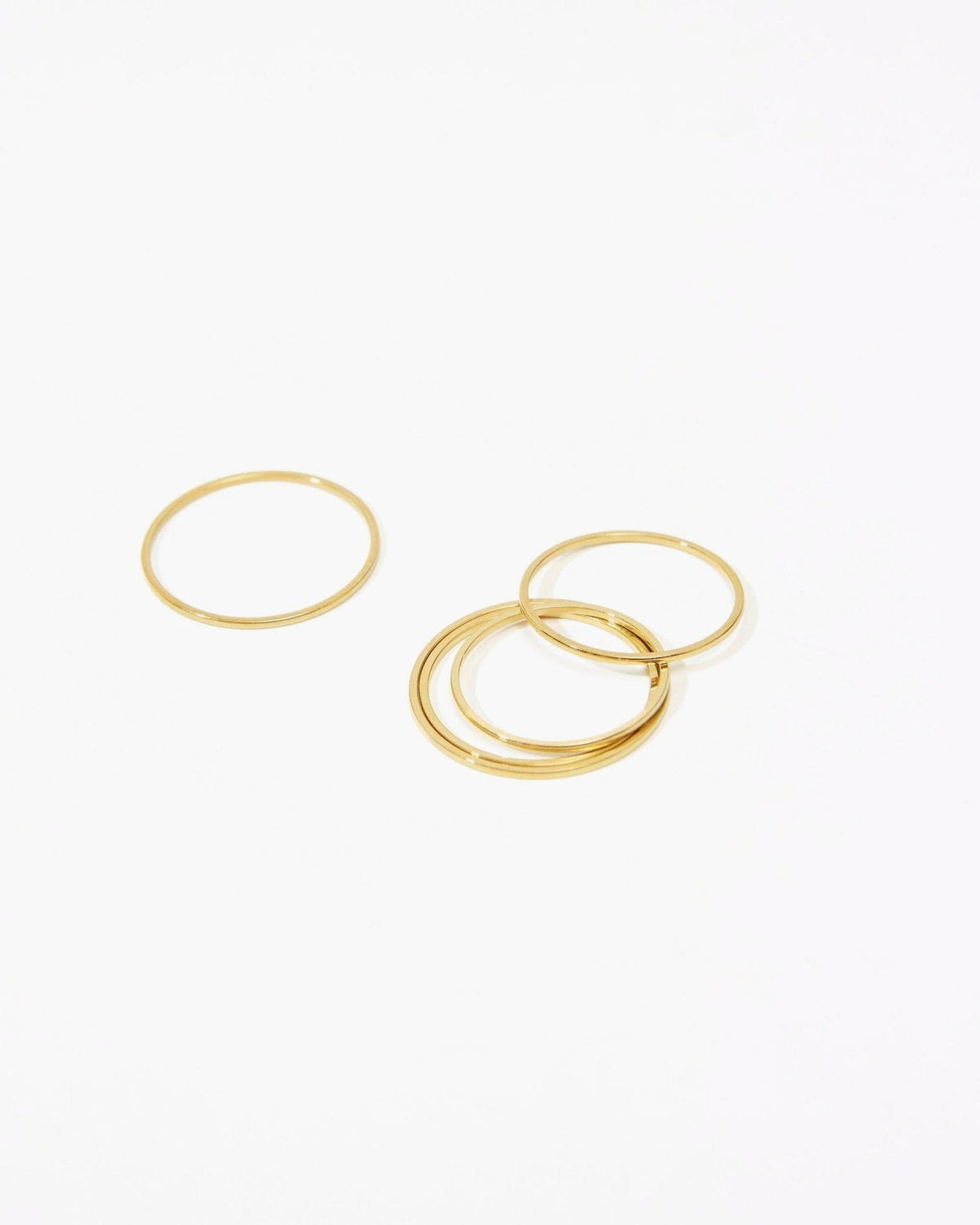 Thin Stacker Ring in Silver