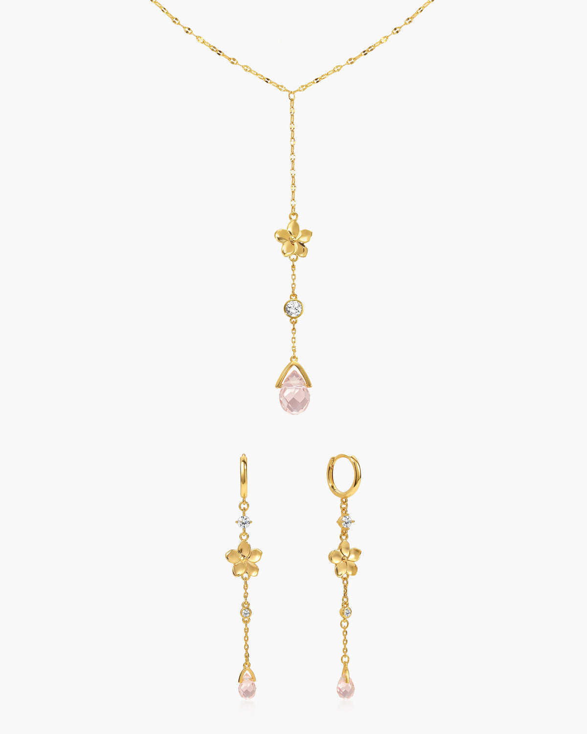 Petal Lariat Necklace
